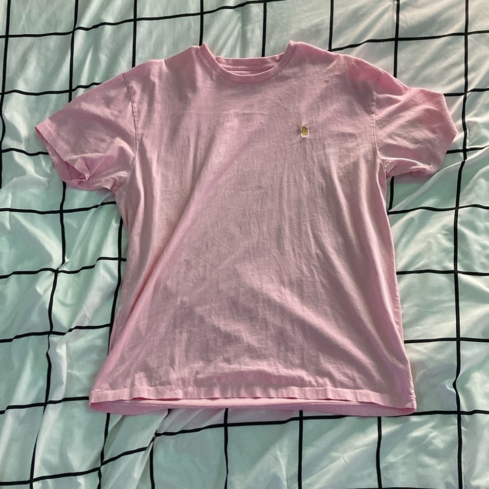 Pink Polo Short Sleeve Shirt